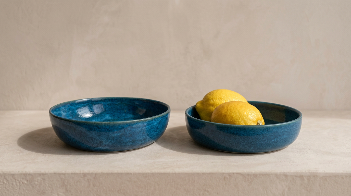 Assiettes bowl Bleues ceramic home