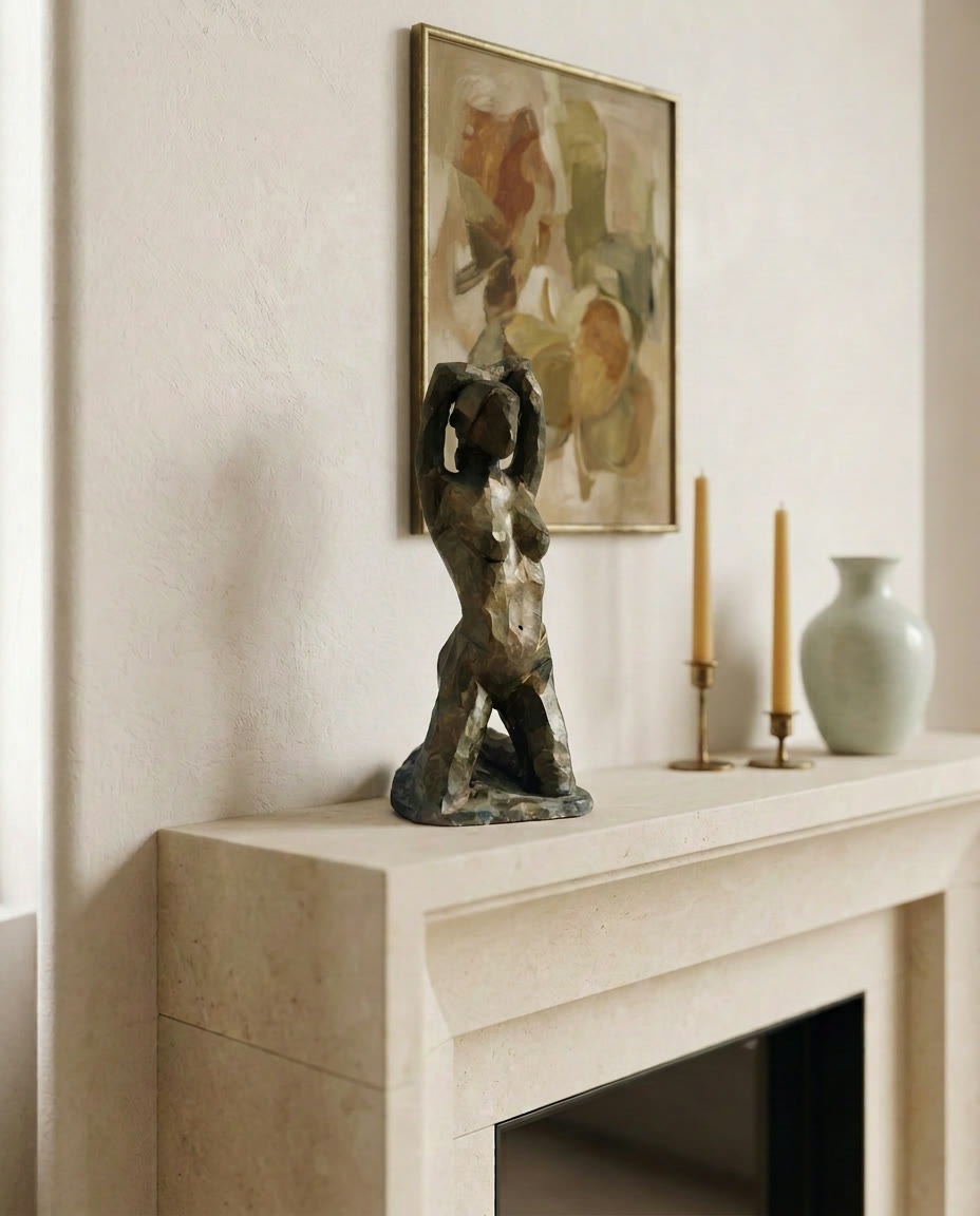 Facette ceramic sculpture